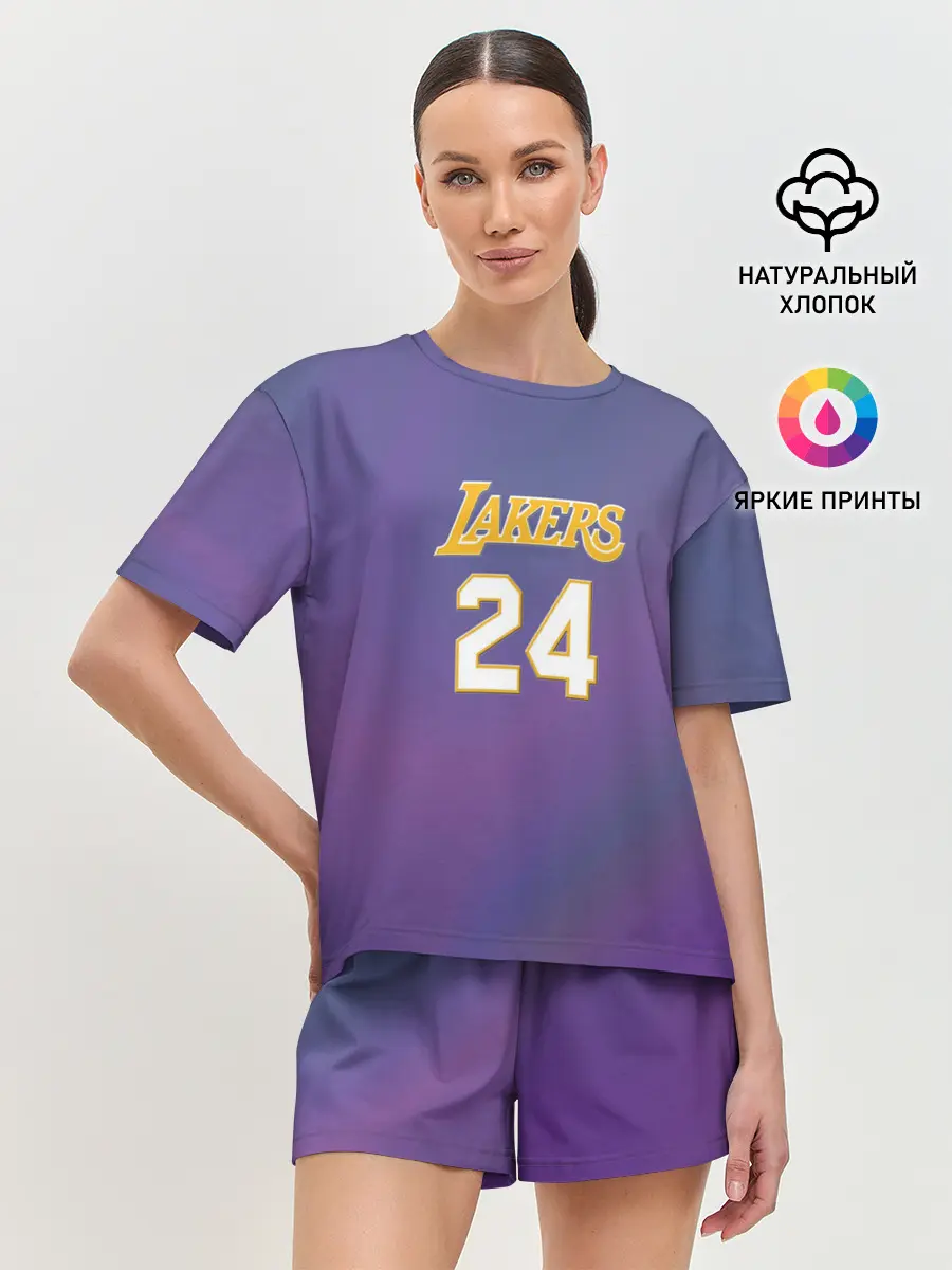Женская пижама с шортами / Los Angeles Lakers / Kobe Brya