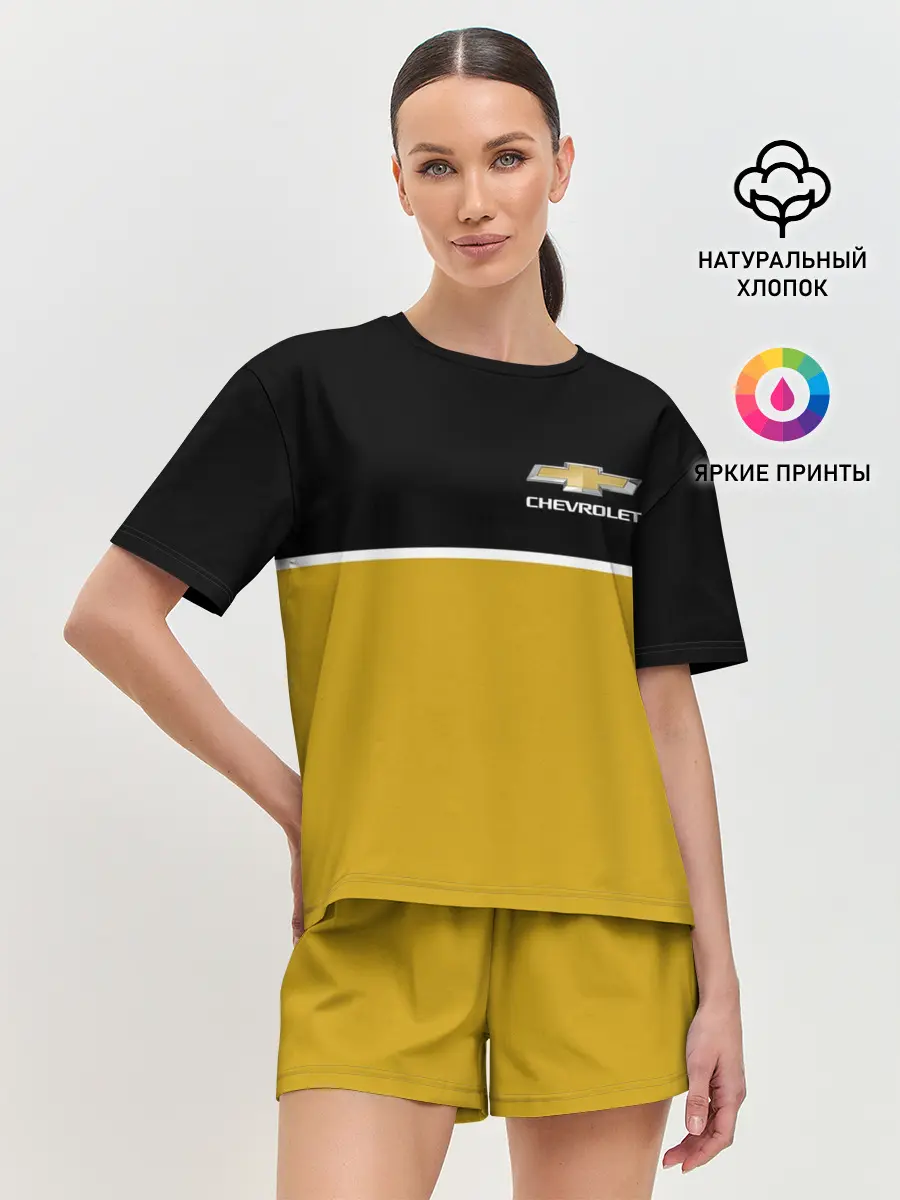 Женская пижама с шортами / Chevrolet