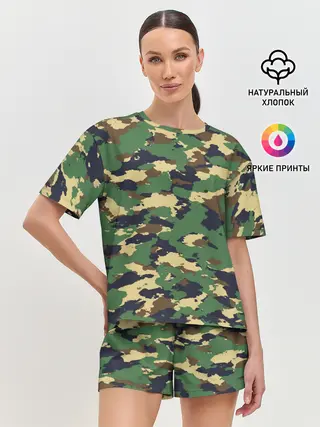 Женская пижама с шортами / КАМУФЛЯЖ