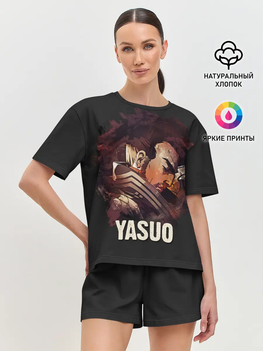 Женская пижама с шортами / Yasuo