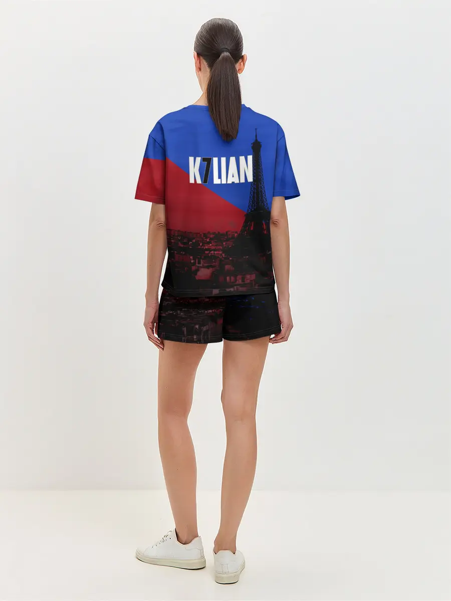 Женская пижама с шортами / Мбапе