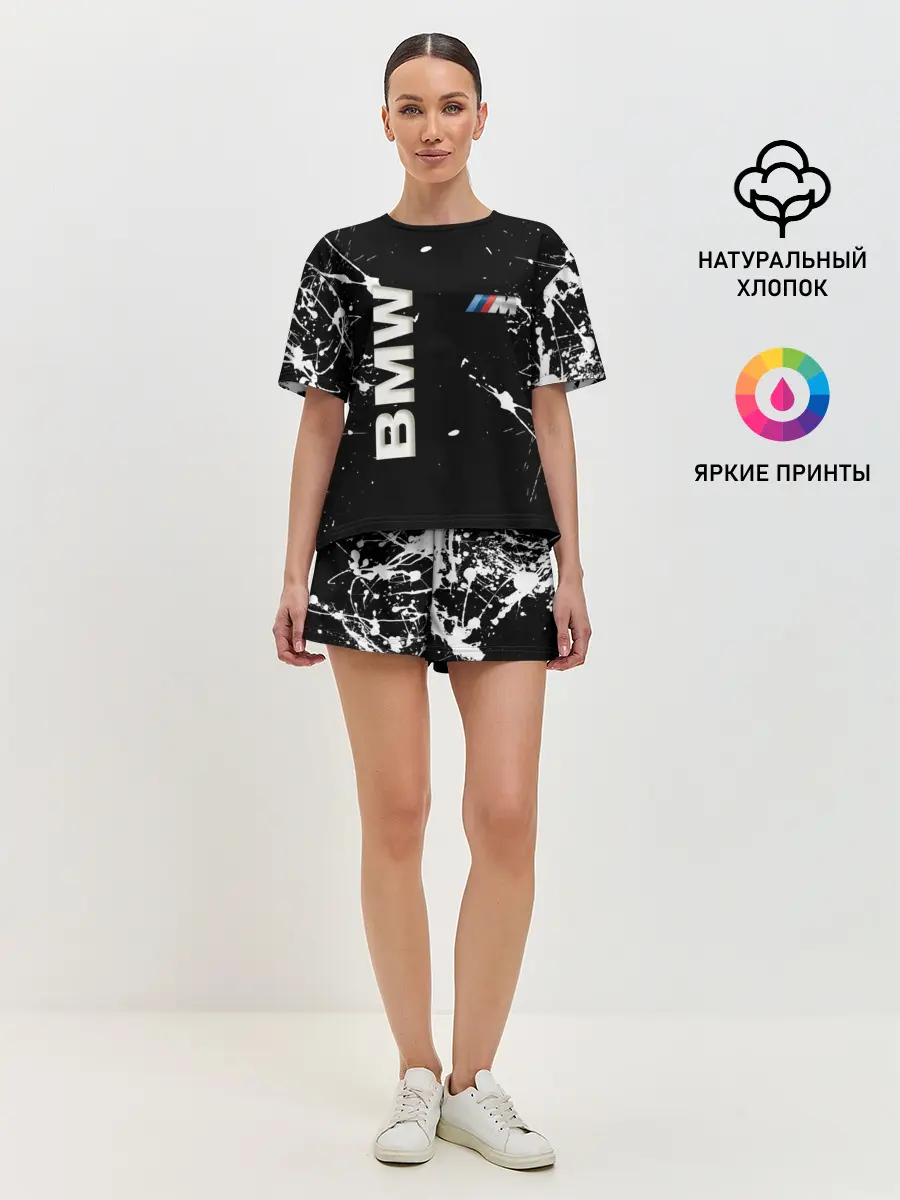 Женская пижама с шортами / BMW