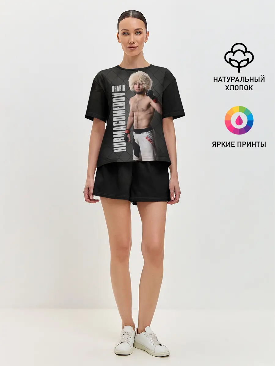 Женская пижама с шортами / Хабиб Нурмагомедов