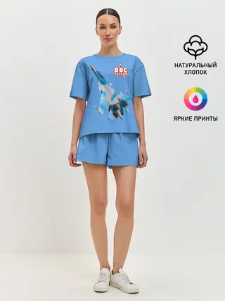Женская пижама с шортами / ВВС России