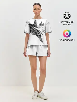 Женская пижама с шортами / ВВС России