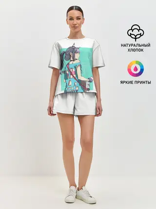 Женская пижама с шортами / Ibuki Mioda