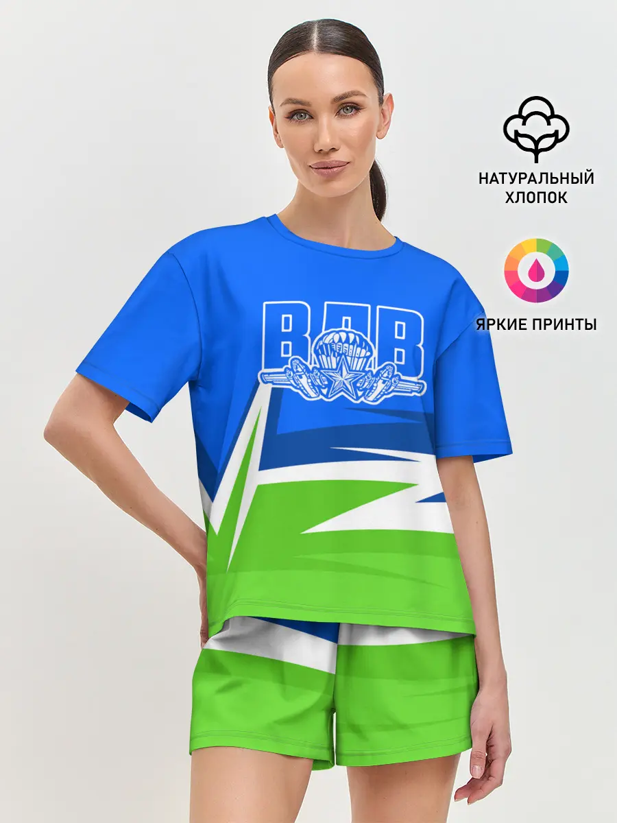 Женская пижама с шортами / ВДВ