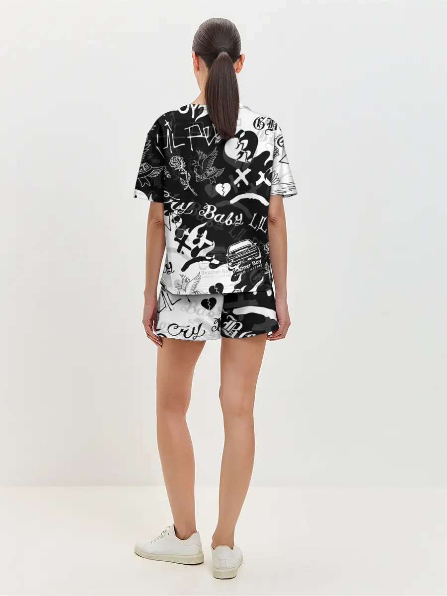 Женская пижама с шортами / LIL PEEP