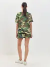 Женская пижама с шортами / ВДВ камуфляж