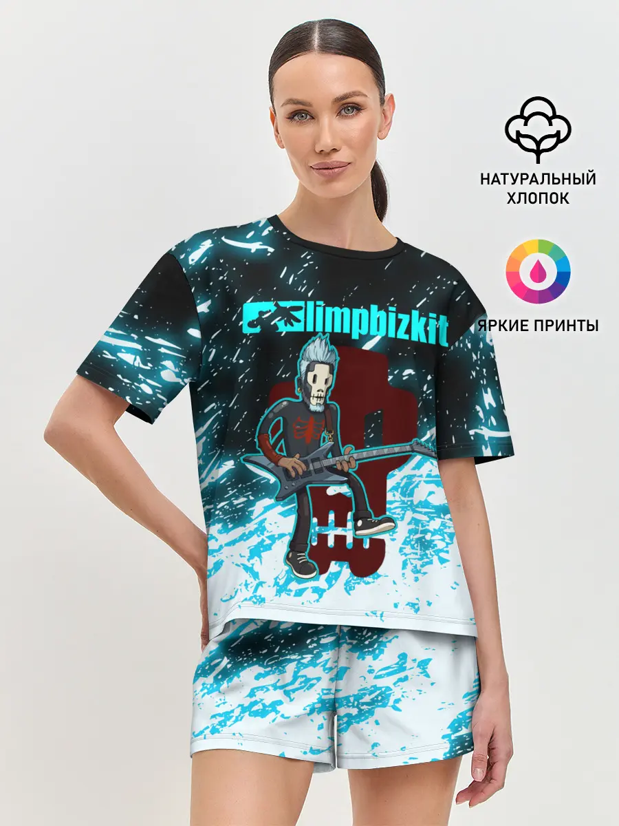 Женская пижама с шортами / LIMP BIZKIT