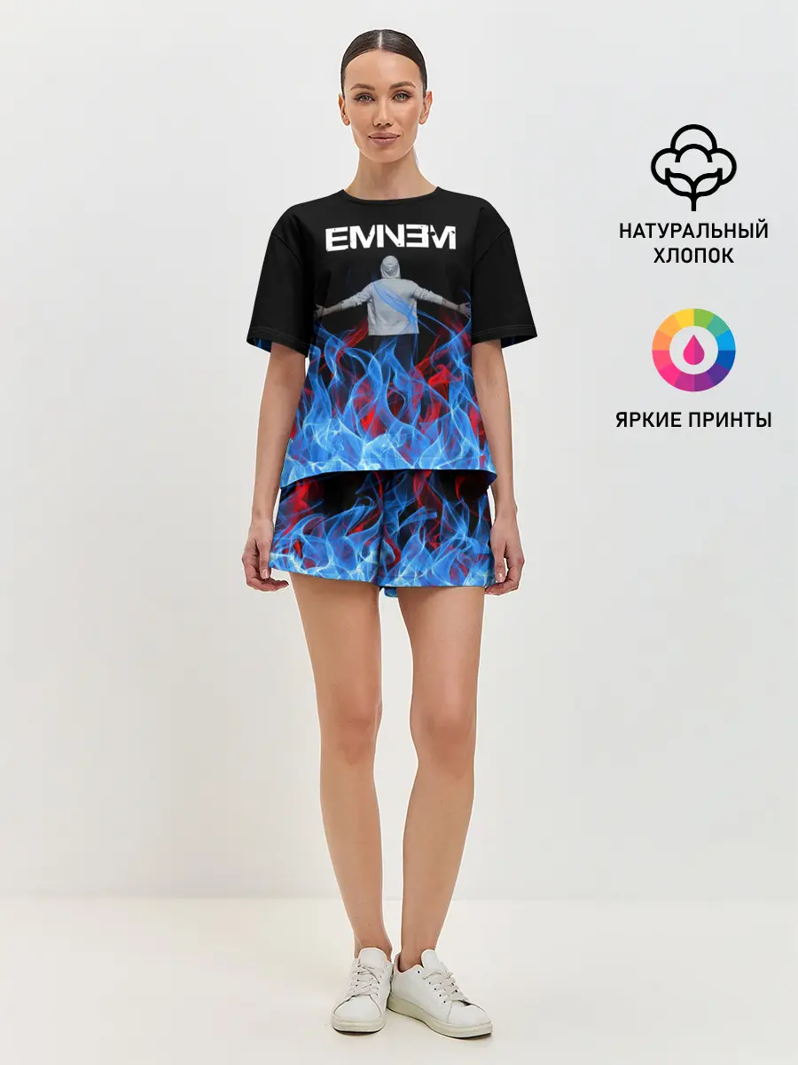 Женская пижама с шортами / EMINEM.