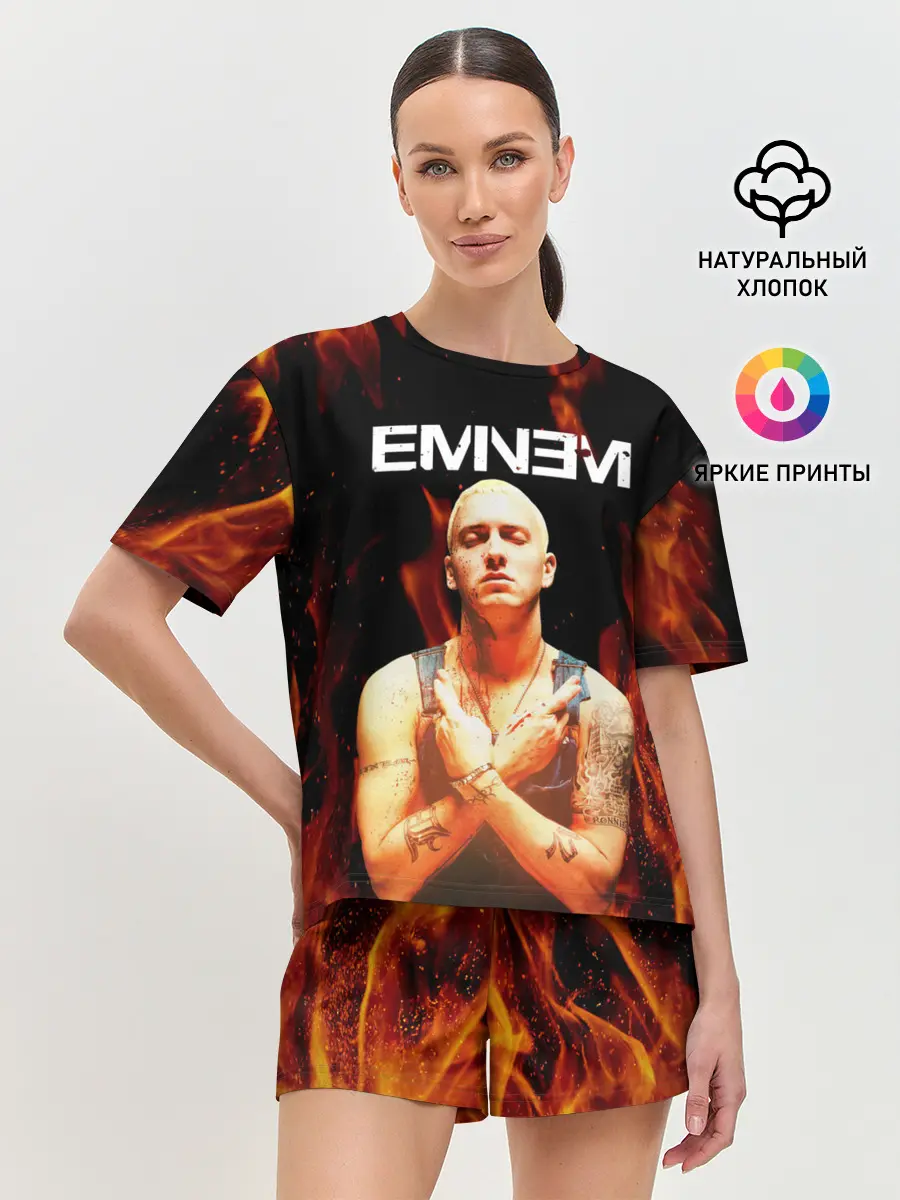 Женская пижама с шортами / EMINEM.