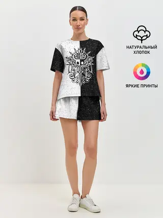 Женская пижама с шортами / HOLLOW KNIGHT | ХОЛЛОУ НАЙТ