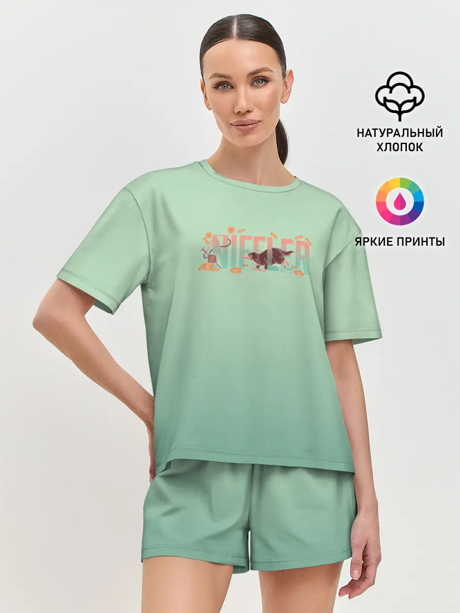 Женская пижама с шортами / Niffler