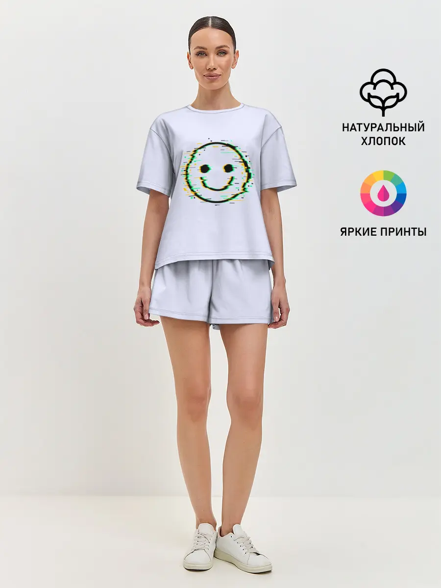 Женская пижама с шортами / Smile