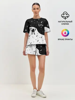 Женская пижама с шортами / ЪУЪ