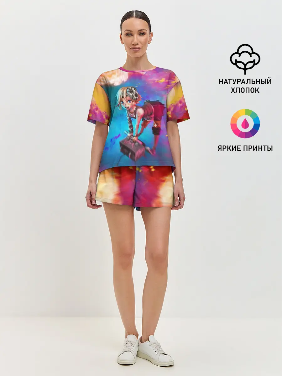 Женская пижама с шортами / Tiny Tina and the bomb
