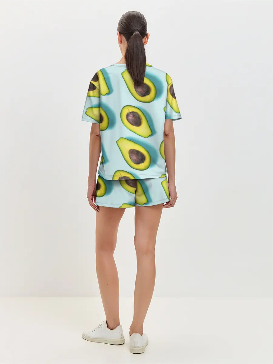 Женская пижама с шортами / АВОКАДО.