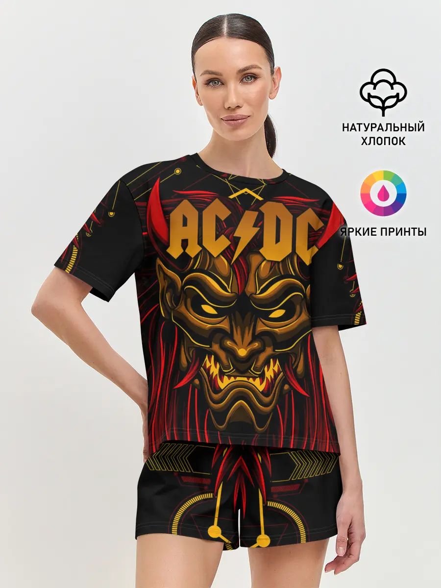 Женская пижама с шортами / AC/DC