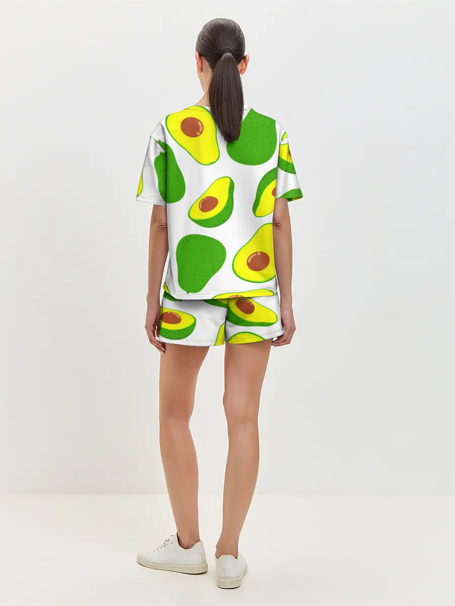 Женская пижама с шортами / АВОКАДО