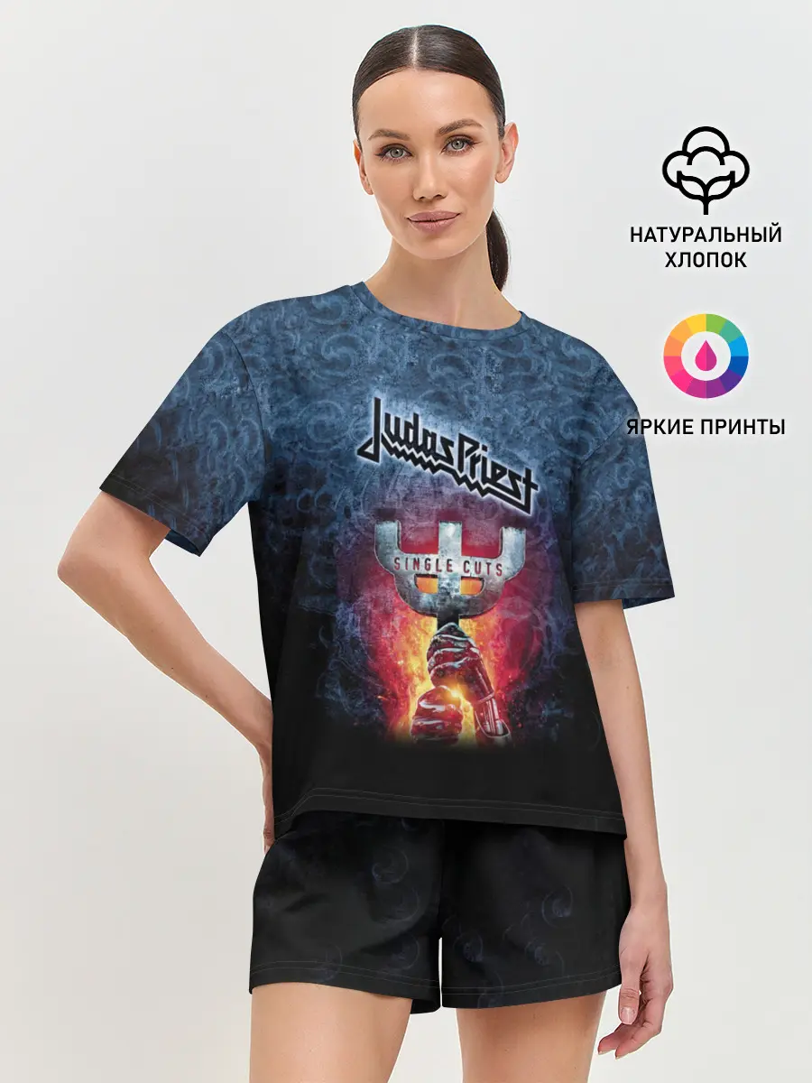 Женская пижама с шортами / Judas priest