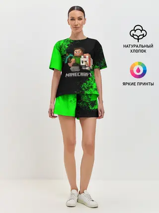 Женская пижама с шортами / MINECRAFT