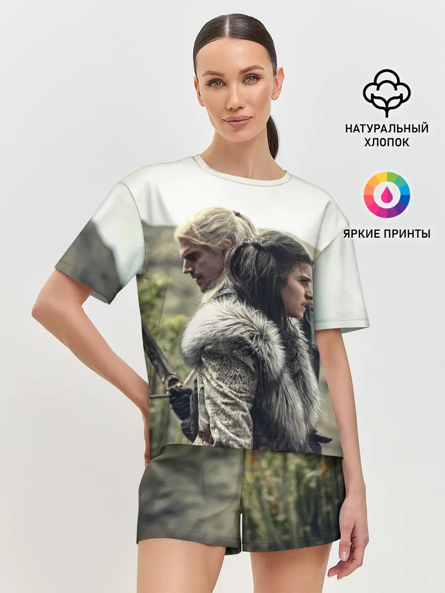 Женская пижама с шортами / Ведьмак