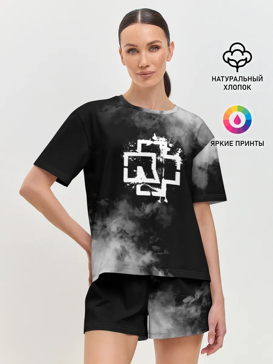 Женская пижама с шортами / Rammstein