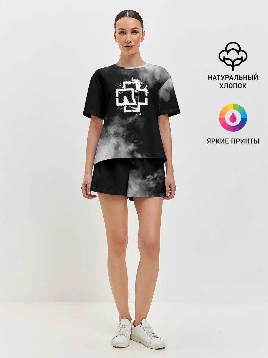 Женская пижама с шортами / Rammstein