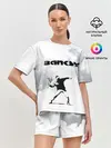 Женская пижама с шортами / Banksy
