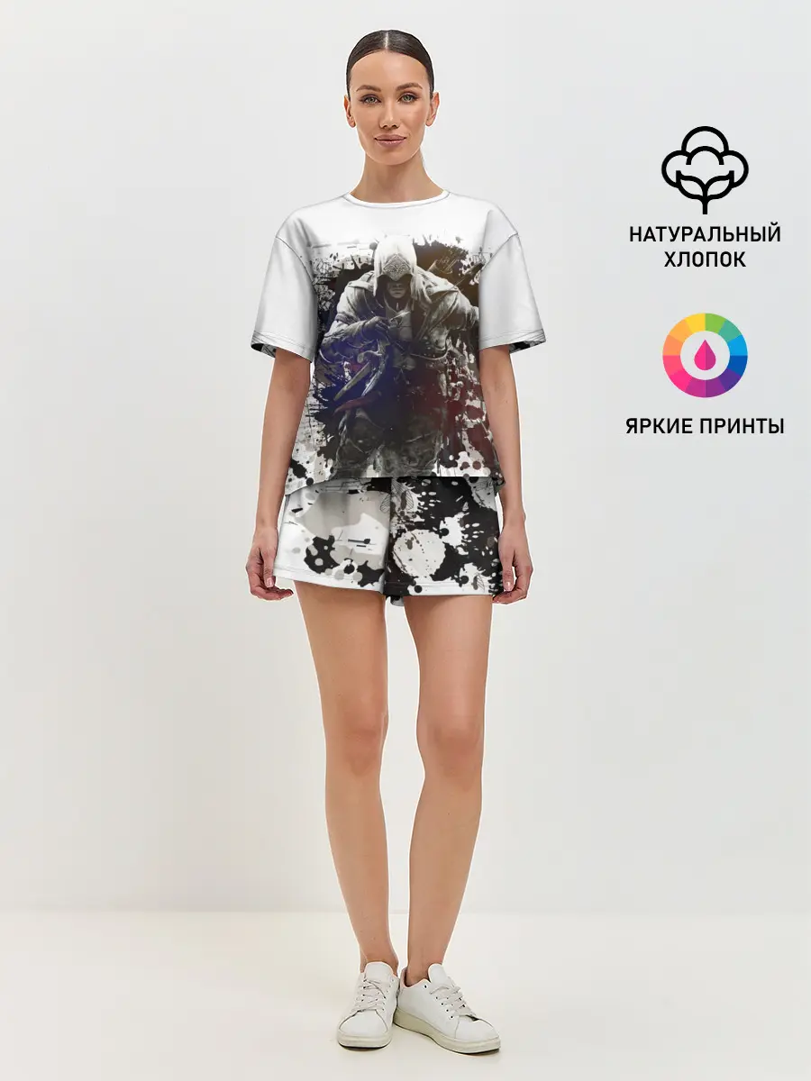 Женская пижама с шортами / Assassins Creed