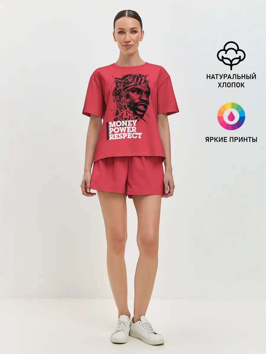 Женская пижама с шортами / Floyd Mayweather