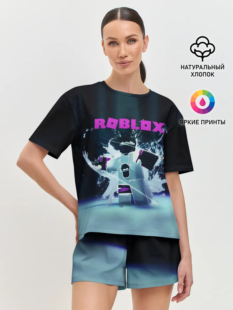 Женская пижама с шортами / ROBLOX