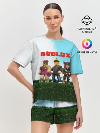 Женская пижама с шортами / ROBLOX