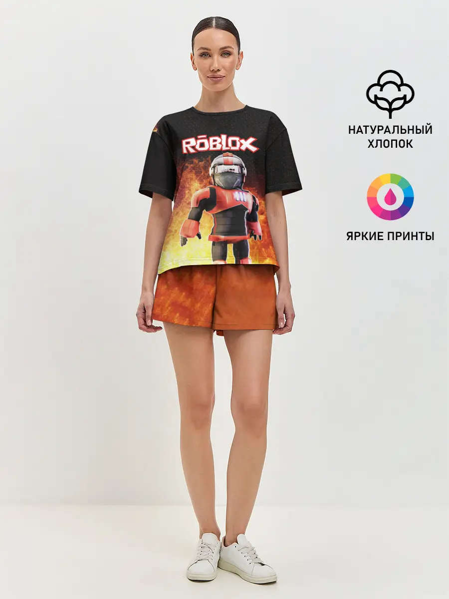 Женская пижама с шортами / ROBLOX