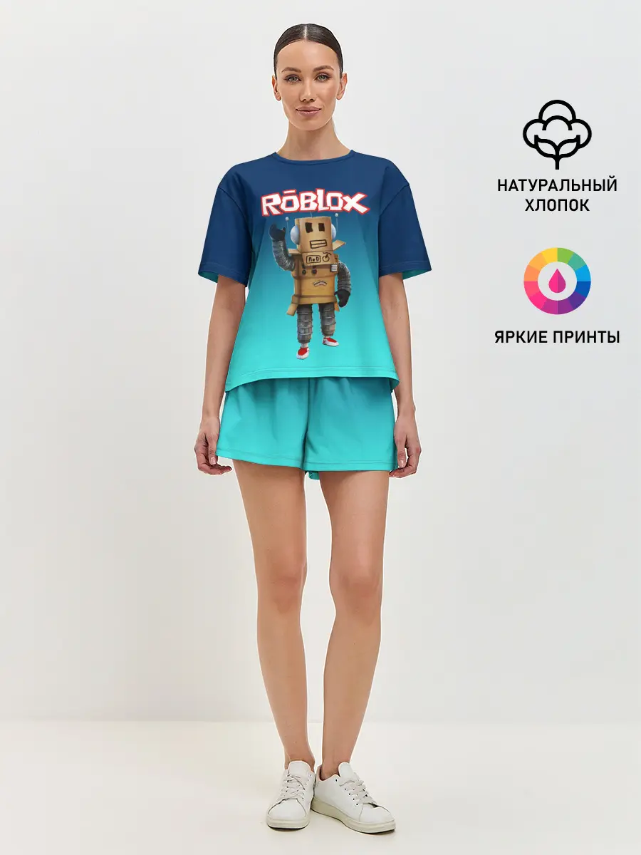 Женская пижама с шортами / ROBLOX