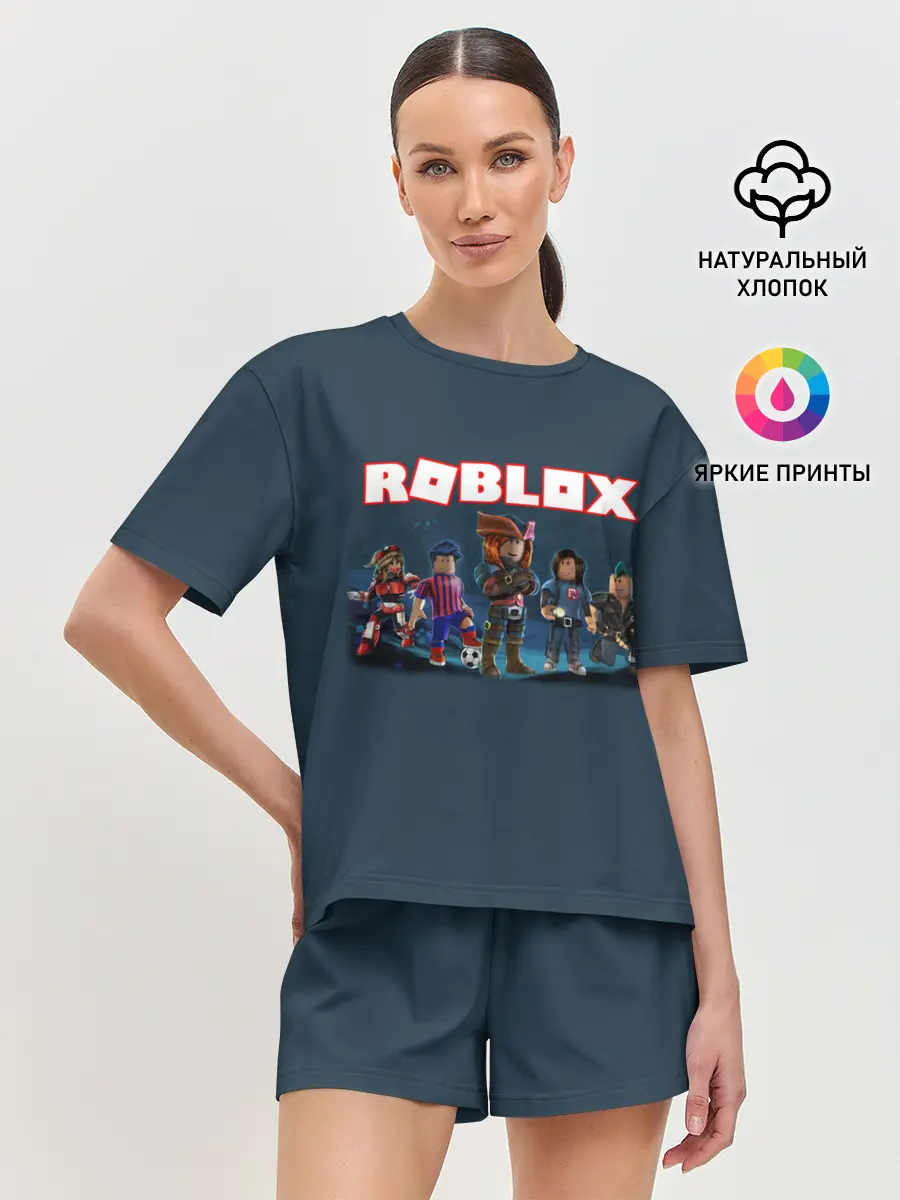 Женская пижама с шортами / ROBLOX