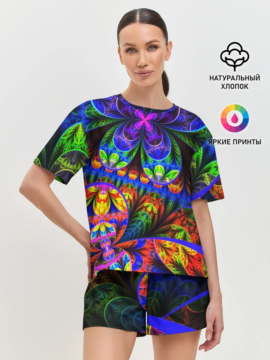 Женская пижама с шортами / ABSTRACTION NEW