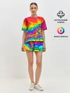 Женская пижама с шортами / TIE-DYE