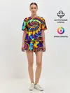 Женская пижама с шортами / TIE-DYE COLOR