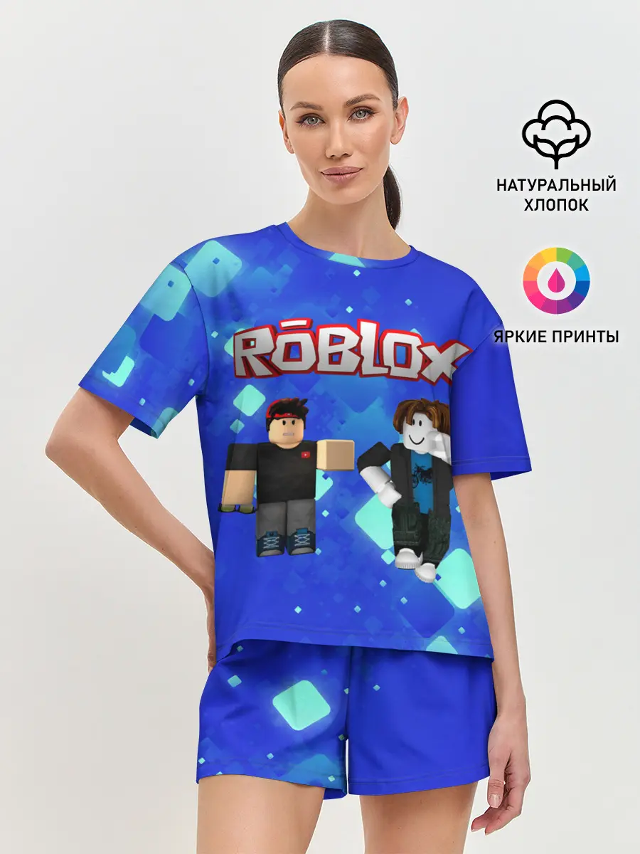 Женская пижама с шортами / ROBLOX