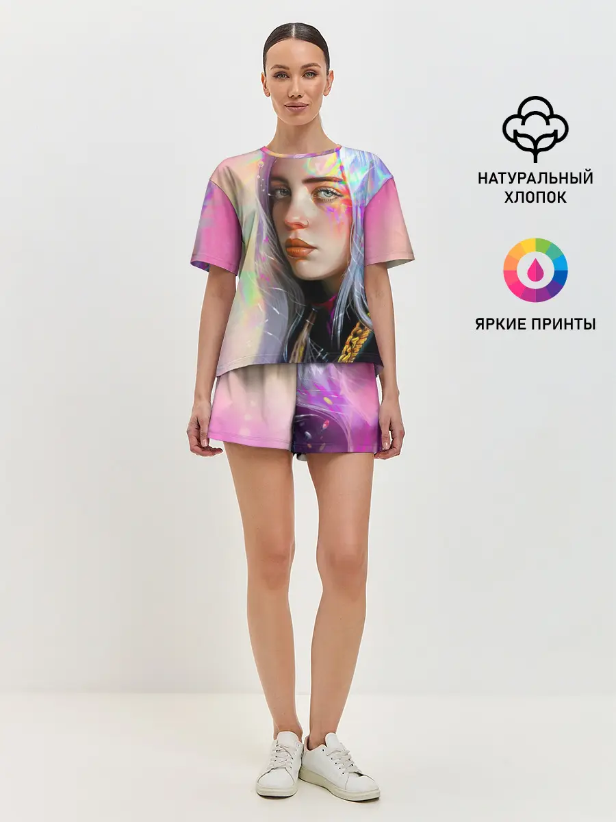 Женская пижама с шортами / Billie Pinky Wave