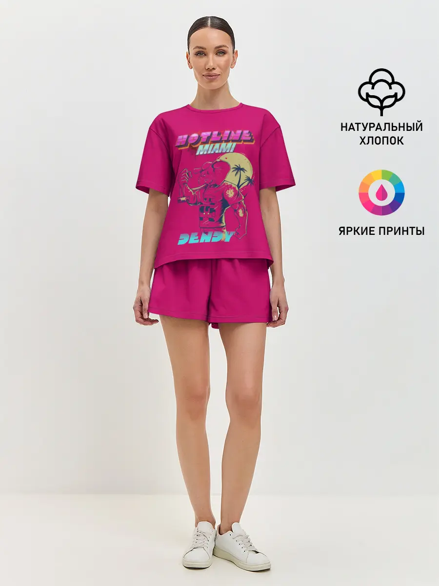 Женская пижама с шортами / Hotline Miami