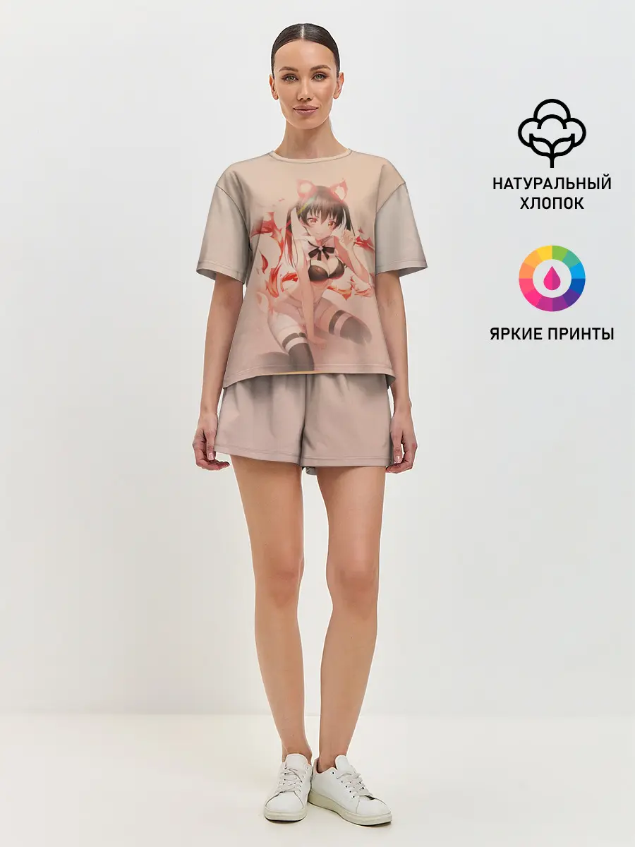 Женская пижама с шортами / Пламенная бригада пожарных