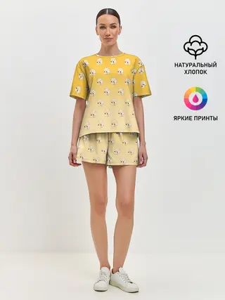 Женская пижама с шортами / Chimmy juice