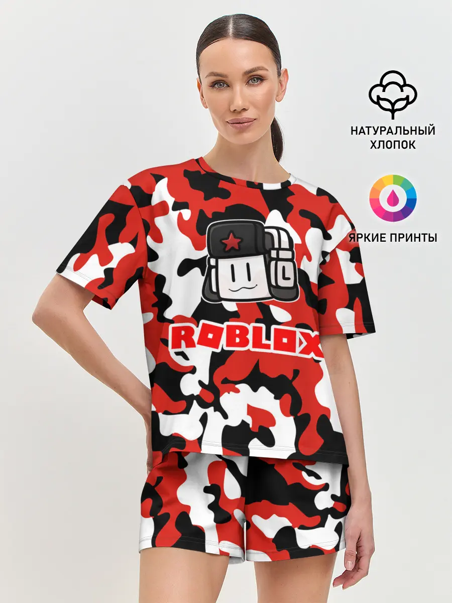 Женская пижама с шортами / ROBLOX