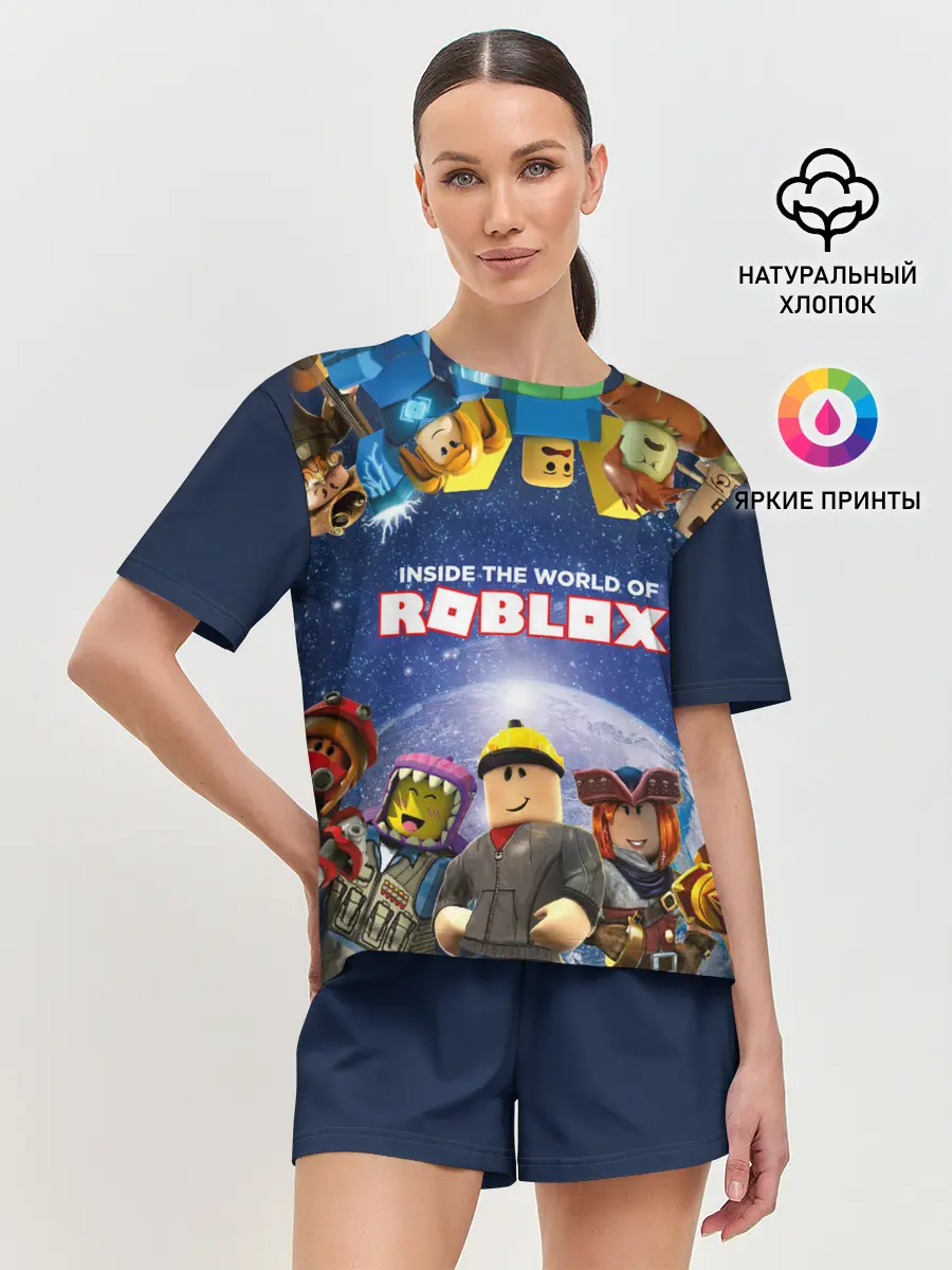 Женская пижама с шортами / ROBLOX