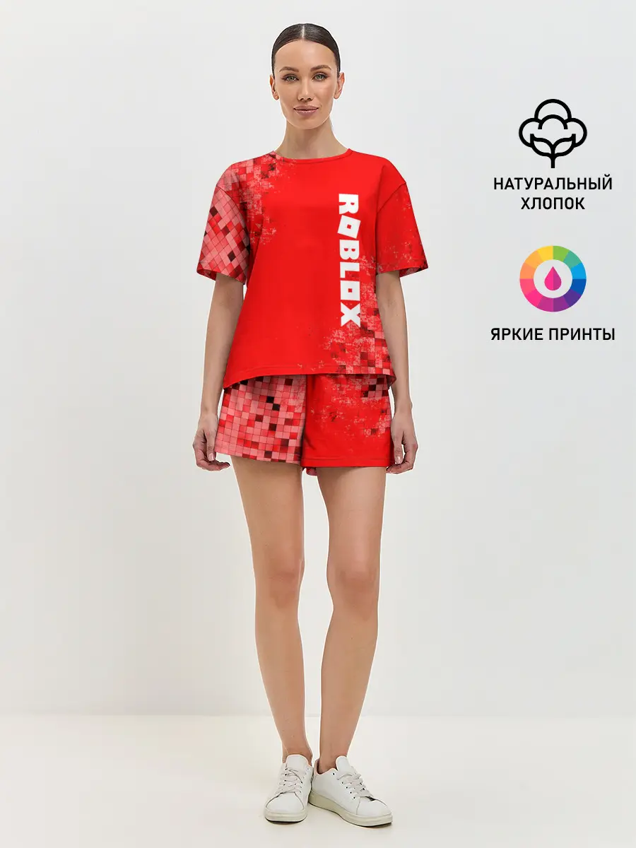 Женская пижама с шортами / ROBLOX