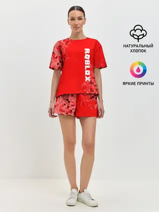 Женская пижама с шортами / ROBLOX