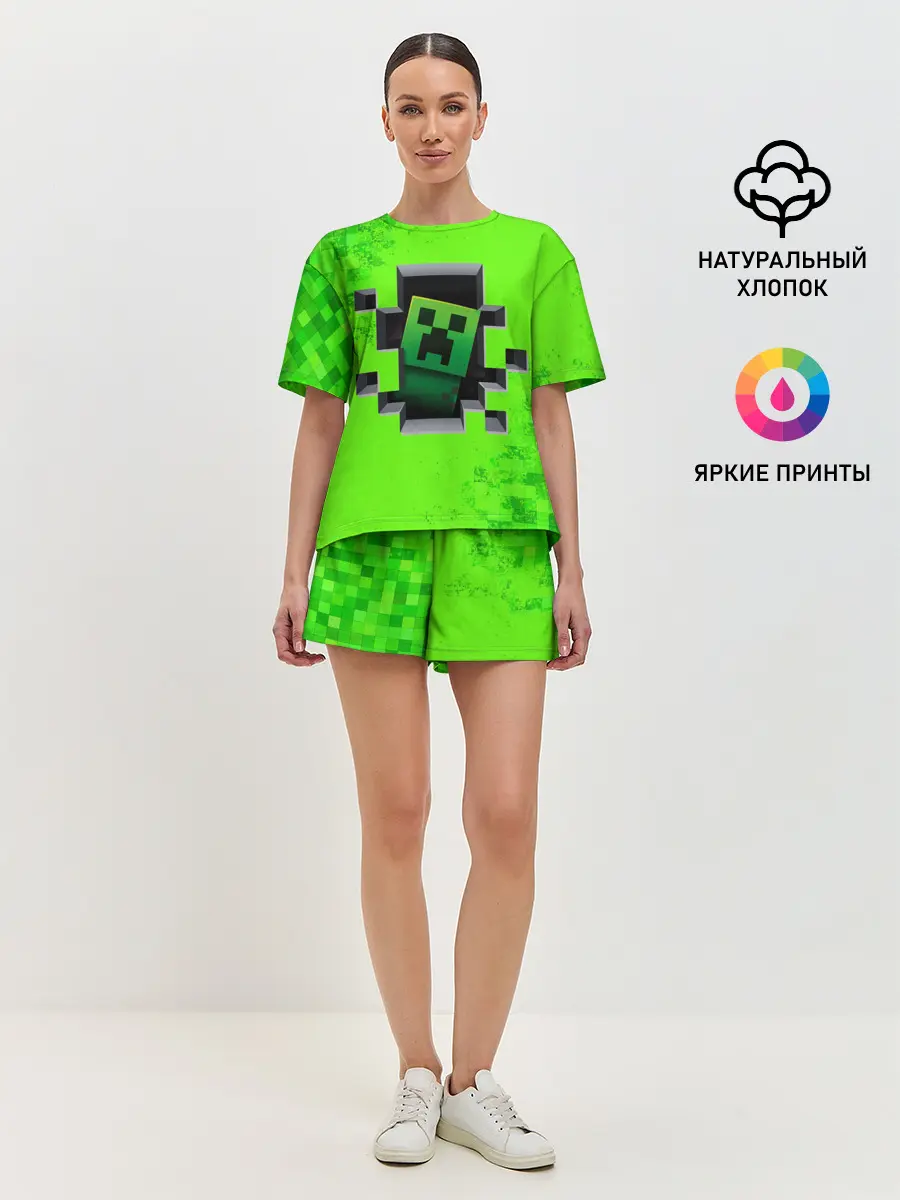 Женская пижама с шортами / MINECRAFT
